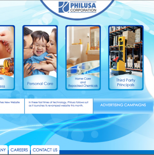 Philusa<br>Corporate Website